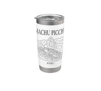 Machu Picchu Peru Peruvian Travel Souvenir Incas Valley Gobelet isotherme en acier inoxydable double paroi