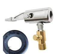 Maciun Adaptateur de valve de pneu de voiture | Verrouillage rapide de la valve de roue | Fixation de compresseur d'air pour voitures, motos, camions