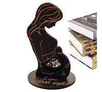 Maciun Cadre photo pour échographie - Cadre photo pour le ventre de la mère enceinte, cadre créatif pour annonce de grossesse, cadre photo pour les femmes enceintes