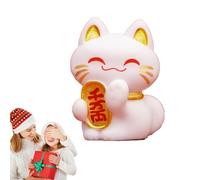 Maciun Chat porte-bonheur Feng Shui | Figurines de collection de chats - Ornements de décoration de fortune, collection de figurines de chat chanceux, Maneki Neko Feng Shui Fortune Chat porte-bonheur