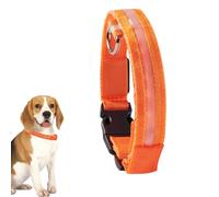 Maciun Colliers de Chien Clignotants | Collier LED Clignotant pour Chien,Lampe LED Clignotante Rechargeable pour, Collier éclairé pour Chiots, Chiens de Petite, Moyenne Taille et Animaux de Compagnie