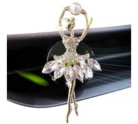 Maciun Désodorisants de voiture | Désodorisants à clip - Dancing Girl Bling Décoration intérieure de voiture en strass pour cuisine, voiture, maison, salle de bain