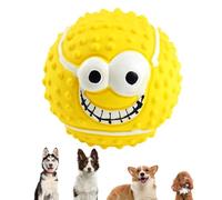 Maciun Jouet couineur pour chien - Balles faciales - Jouet couineur pour chien - Anti-morsure - Balles faciales amusantes à mâcher - Pour chats de taille moyenne, petits chiens et