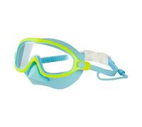 Maciun Lunettes de natation avec cache-nez, lunettes de plongée - Lunettes de plongée anti-buée, anti-fuite, transparentes, étanches pour enfants et garçons âgés de 4 à 16 ans