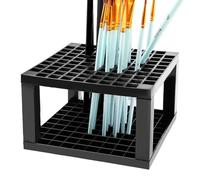 Maciun Rangement pour pinceaux de peinture - Organiseur de pinceaux de maquillage | Support multifonctionnel pour pinceaux de peinture, support d'artiste à 96 trous, organisateur de crayons pour