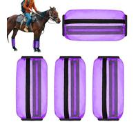 Maciun Shoofly Bottes pour chevaux | Bottes de protection en maille pour cheval | Bottes de mouches pratiques pour chevaux | Draps de mouches pratiques pour les étables pâturages