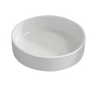 Maciun Soucoupe pour Palette de Bois brésilien en céramique Blanche, Soucoupe en Bois brésilien pour hydroponiques, Plateau en Bois brésilien Robuste