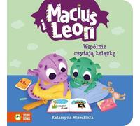 Maciuś et Leon lisent un livre ensemble