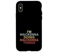 Mackenna Name Mackenna Personalized Name First Given Coque pour iPhone X/XS