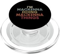 Mackenna Name Mackenna Personalized Name First Given PopSockets PopGrip pour MagSafe