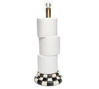 MACKENZIE-CHILDS Support de rangement pour papier toilette en mail, support dcoratif pour papier toilette, pour salle de bain, carreaux courtoi