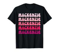 Mackenzie First Name Minimalist Design T-Shirt