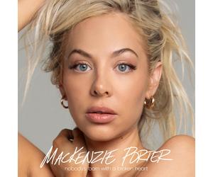 Mackenzie Porte Nobody's Born with a Broken Heart - Smokey Grey/Blue & W (Vinyl)