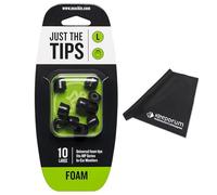 Mackie Bouchons d'oreilles pour écouteurs intra-auriculaires de taille L avec chiffon Keepdrum