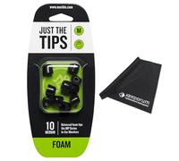 Mackie Bouchons d'oreilles pour écouteurs intra-auriculaires de taille M avec chiffon Keepdrum