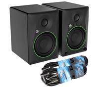 Mackie CR3.5BT Moniteurs de studio actifs à 2 voies Bluetooth avec 2 câbles jack Keepdrum