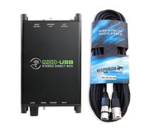Mackie MDB-USB DI-Box Active Direct Box avec câble Keepdrum