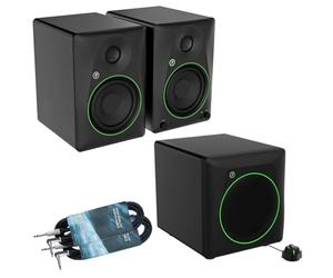 Mackie Moniteur de studio CR5BT + caisson de basses CR8SBT + 2 câbles jack Keepdrum
