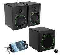 Mackie Moniteurs de studio CR5BT + caisson de basses CR8SBT + 2 câbles jack Keepdrum