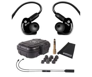 Mackie MP-240 Écouteurs intra-auriculaires avec adaptateur Bluetooth et chiffon Keepdrum