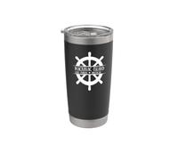 Mackinac Island Michigan Ship Wheel Gobelet isotherme en acier inoxydable double paroi