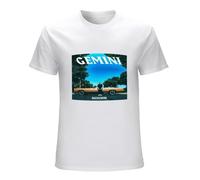 Macklemore Gemini Vinyl CD Cover Men's T-Shirt Unisex White Cotton Hip Hop Print Tee Shirts L