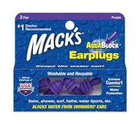 Mack's AV004 Aqua Block Bouchons d'oreilles Violet