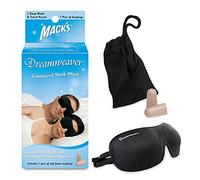 Mack's Dreamweaver Masque de sommeil profilé confortable et réglable à double sangle Bouchons d'oreille en mousse ultra douce