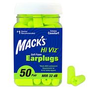 Macks Hi Viz Bouchons d'oreille en mousse souple 50 Paire Bocal Nrr32