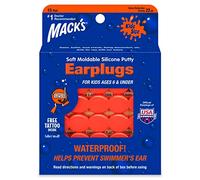 Mack's Lot de 15 paires de bouchons d'oreille souples en silicone malléables pour la natation, le bain, les voyages, les événements bruyants et l'aviation