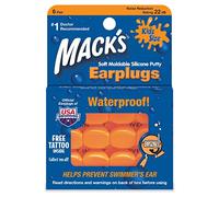 Mack's - Pack de 6 Paires de Bouchons d'Oreilles en Silicone - Taille Enfant