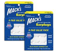 Macks Pillow Lot de 2 bouchons d'oreille en silicone souple