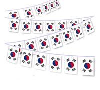 MacLand Lot de 30 guirlandes de drapeau coréen de 9 m pour décoration extérieure, intérieure, terrasse, cour