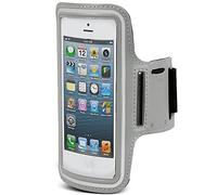 Maclean Brassard de Sport pour téléphone Portable de 4,8" - Brassard de Protection pour téléphone Portable - Sac de Protection pour Le Jogging, la Course et l'activité - avec éléments réfléchissants