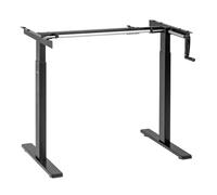 Maclean Bureau, réglage Manuel de la Hauteur, sans Plateau, pour Debout et Assis, Max 60kg, Hauteur Max 120cm, MC-790NB