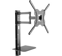 maclean energy support maclean lcd mural 3 axes de 32" à 55" (30kg max) + support lecteur dvd (5kg) noir