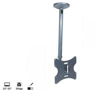 maclean energy support plafond maclean mc-504s pour écran plat de 23" à 42" (30kg max) noir