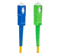 Maclean fibre optic patchcord cable, SC/APC-SC/UPC SM 9/125 LSZH, single-mode, length 3m, simplex, G657A2, MCTV-402
