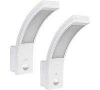 Maclean lampe LED avec détecteur de mouvement PIR détecteur de mouvement blanc 10W IP54 750lm blanc neutre (4000K) MCE244 W