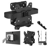 Maclean MC-115 B Support pour mini-ordinateur, noir, VESA, 5 kg