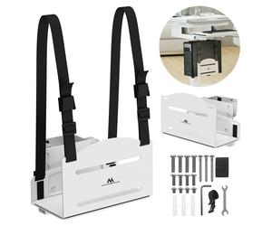 Maclean MC-116 W - Support mural UC, 122-212 mm, 10 kg, blanc