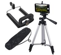 Maclean Trépied universel MC-164 1/4" pliable avec support pour téléphone et sac de transport