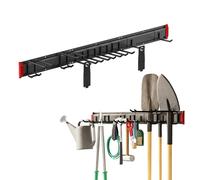 Maclean MC-179 Organiseur mural porte-outils acier noir 1222mm 228kg