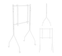 Maclean MC-180 W Support TV chariot 37-80" VESA 200x200-600x400 50kg blanc
