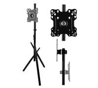 Support TV sur Pied Maclean MC-181B 27-55" VESA 200x200 60kg Noir