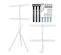 Maclean MC-182 W pied de sol TV 37-80 pouces VESA 600x400 60 kg Blanc