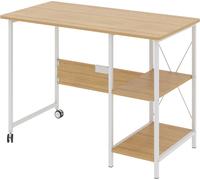 Maclean MC-411 W Table pliante 107x45x75cm, jusqu'à 150 kg, plateau, couleur hêtre clair