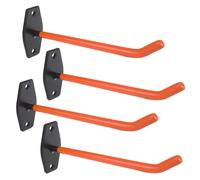 Maclean Supports muraux MC-437, Jeu de 4 pour pneus, roues, échelle, vélo, acier 60 kg/support