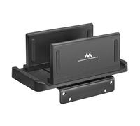 Maclean MC-454 Thin Client/Mini PC Terminal Holder, Noir, Compatible avec Les Supports VESA, sur Pied,