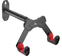 Maclean MC-457 Support mural pour vélo Porte-vélo mural avec 2 crochets Support mural horizontal pour vélo Charge max. 25kg, bras réglables 45